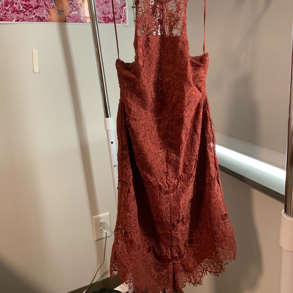 Free people lace mini dress